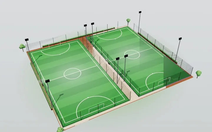 Fútbol 5 / 7 y multideporte en 3D