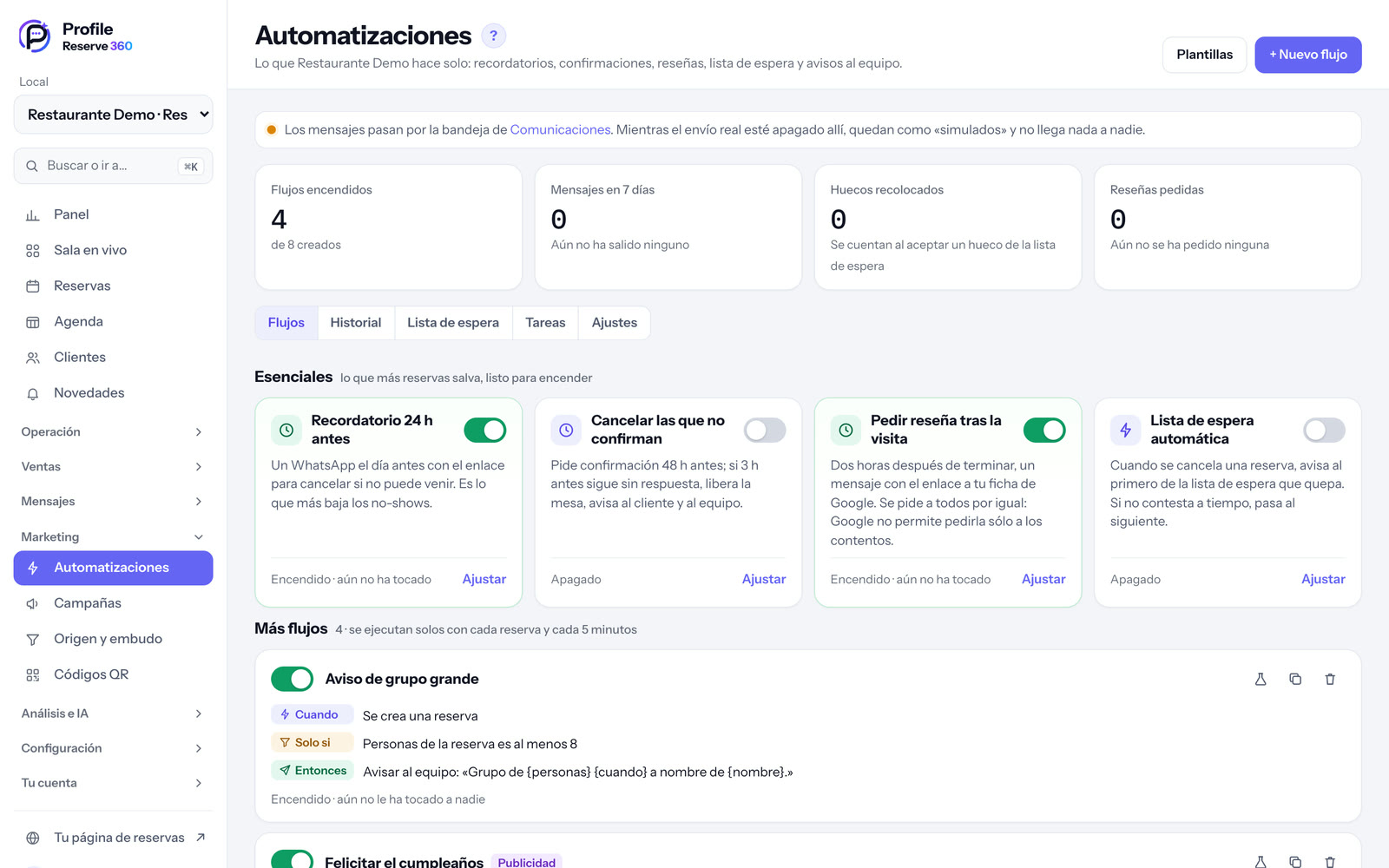 Automatizaciones: las esenciales listas para encender